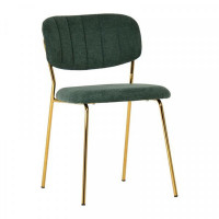 Dining Chair Polyester Green (49 x 56 x 79 cm)