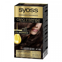 Permanent Dye Olio Intense Syoss Nº 4,86 Frozen Chestnut