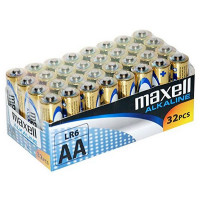 Alkaline Batteries Maxell MXBLR06P32 LR06 AA 1.5V (32 pcs)