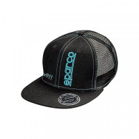Sports Cap Sparco 1977 Black (One size)
