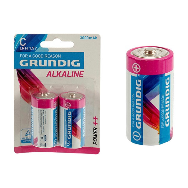 Batteries Grundig LR14 3000 mAh (2 pcs)