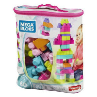 Building Blocks Mega Mattel (60 pcs) Pink