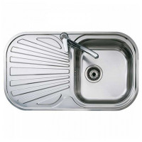 Sink with One Basin and Drainer Teka Stainless steel