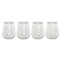 Set of glasses DKD Home Decor Crystal (600 ml) (4 pcs)