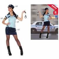 Costume for Adults Th3 Party 2786 (XL) Policewoman