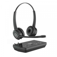 Headphones with Microphone Axtel AXH-PRX3D Black Wireless