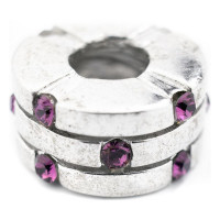 Ladies'Beads Viceroy VMG0022-17 Purple Silver (1 cm)