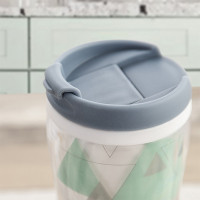 Travel thermos flask Quid Mint Plastic 0,45 L