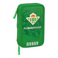 Triple Pencil Case Real Betis Balompié Green (28 pcs)