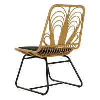 Garden chair DKD Home Decor Metal Rattan (58 x 65 x 89 cm)