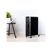 Oil-filled Radiator (11 chamber) Cecotec ReadyWarm 11000 Touch Black 2500 W