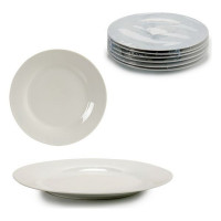 Flat plate Ø 27 cm White Porcelain