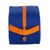 Travel Slipper Holder Valencia Basket Blue Orange Polyester