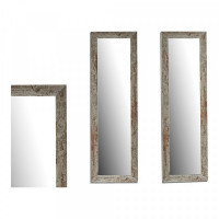 Wall mirror Harry Wood Aged finish (40,5 x 1,5 x 130,5 cm)