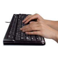 Keyboard and Optical Mouse Logitech 920-002550 1000 dpi USB Black