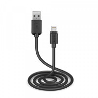USB to Lightning Cable SBS TECABLEUSBIP5K 1 m Black