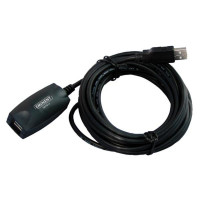 Extension Lead Ewent EW1014 USB 2.0 5 m Black