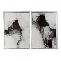 Painting DKD Home Decor Abstract (2 pcs) (50 x 3 x 70 cm)