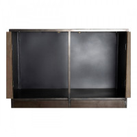 Cupboard DKD Home Decor Black Metal (100 x 42 x 160 cm)
