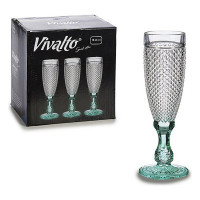 Wineglass Vivalto Glass Crystal (7 x 20 x 7 cm) (185 ml)