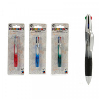 Pen Multicolour Silver (14 cm)