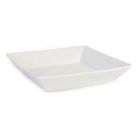 Salad Bowl La Mediterránea Elite White Ceramic (21 x 21 x 4,5 cm)