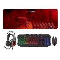Keyboard and Mouse Mars Gaming MCPRGB2ES (ES)