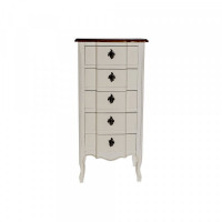 Chest of Drawers with 5 Drawers DKD Home Decor Paolownia wood (47 x 35 x 100 cm)