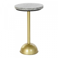 Side Table DKD Home Decor Stone Iron (30 x 30 x 45 cm)