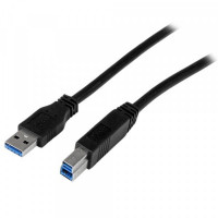 USB A to USB B Cable Startech USB3CAB2M            Black