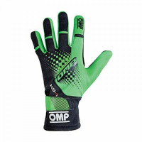 Men's Driving Gloves OMP MY2018 Green (Size M)