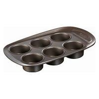 Muffin Tray Pyrex Asimetria Stainless steel (6 Servings)