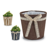 Plant pot With bows Cloth (20 x 17 x 20 cm)