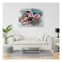 Oil Painting Flowers Canvas (2,8 x 90 x 120 cm)