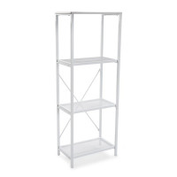 Shelves White Metal (32 x 141 x 52 cm)