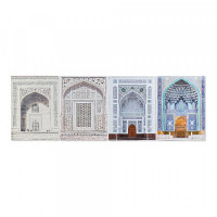 Painting DKD Home Decor Arab 50 x 1.8 x 70 cm (4 pcs)