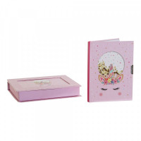 Diary with accessories DKD Home Decor ‎ Unicorn (15.3 x 3.5 x 19.9 cm)