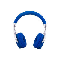 Foldable Headphones with Bluetooth CoolBox COO-AUB-12BL 300 mAh Blue Blue / White