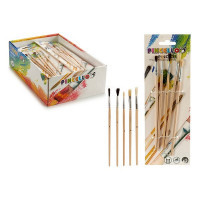 Paintbrushes Wood Metal (5 Pieces)
