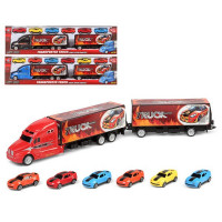 Truck Carrier and Cars (59 x 15 cm)