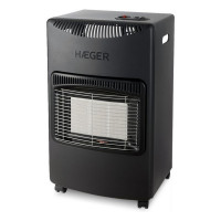 Gas Heater Haeger Premium Warm Black 4200 W