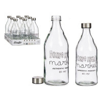 Bottle Market Glass Steel 1000 ml