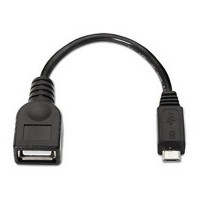 USB 2.0 A to Micro USB B Cable NANOCABLE 10.01.3500 15 cm Black