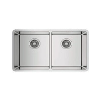 Sink with Two Basins Teka RS15 115030007 Stainless steel