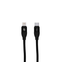 Data / Charger Cable with USB Contact LIGHTING Type C Black (1,5 m)
