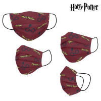 Hygienic Reusable Fabric Mask Harry Potter Adult Red