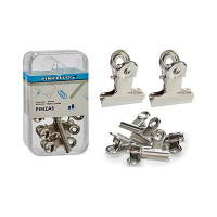 Clamps (6 Pieces) Chromed