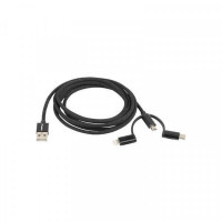 Cable adapter Lanberg CA-3IN1-11CC-0018-BK (1,8 m)