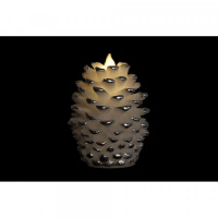 LED Candle DKD Home Decor Christmas Wax (2 pcs) (10 x 10 x 12 cm)