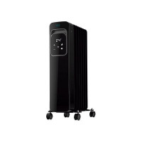 Oil-filled Radiator (7 chamber) Cecotec ReadyWarm 7000 Touch Connected Black 1500 W Wi-Fi